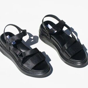 Black Platform Sandals